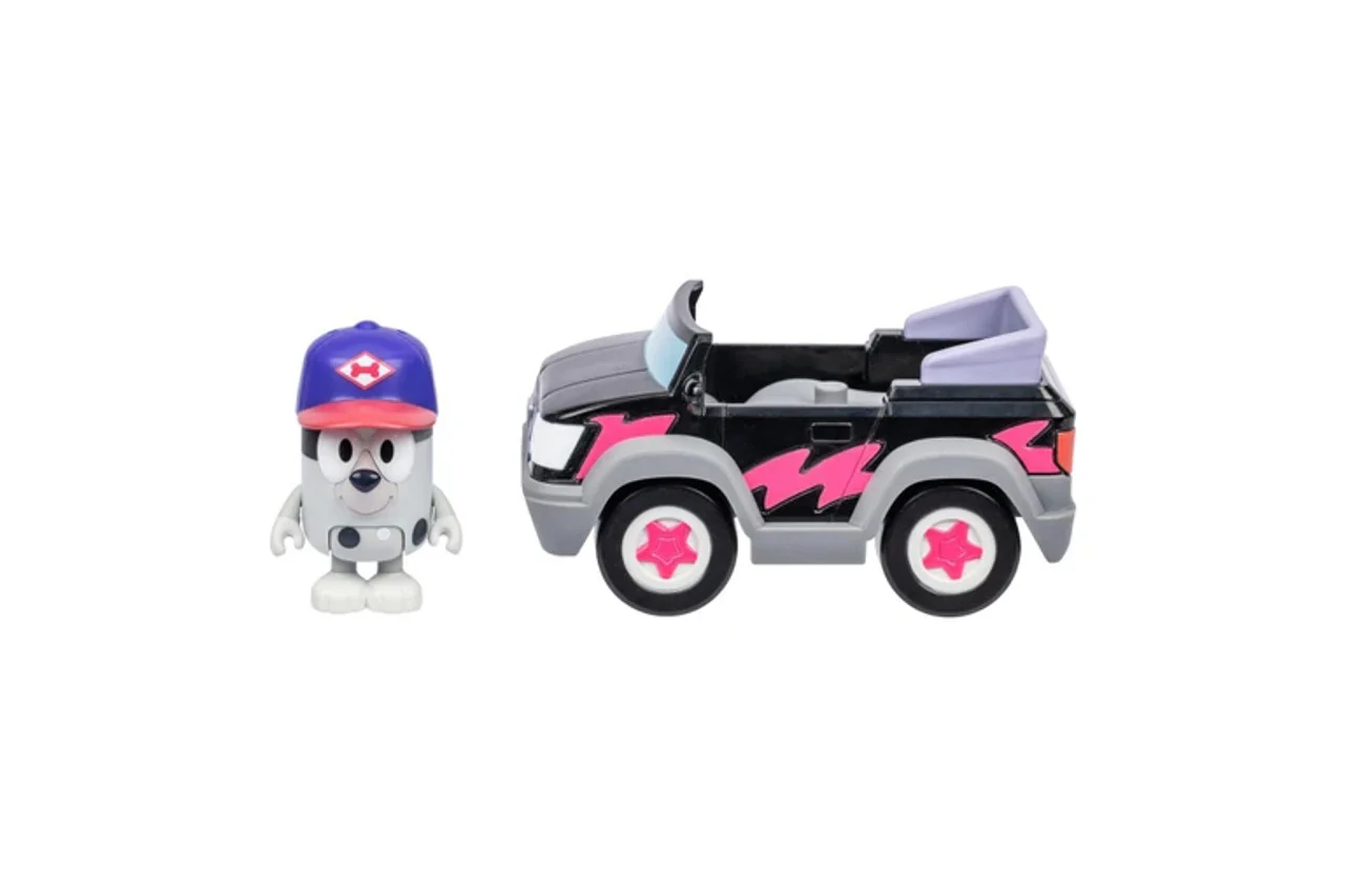 BLUEY SERIES 13 - BASIC VEHICLES - PIZZA GIRLS VEHICLE WITH MUFFIN - Image 2