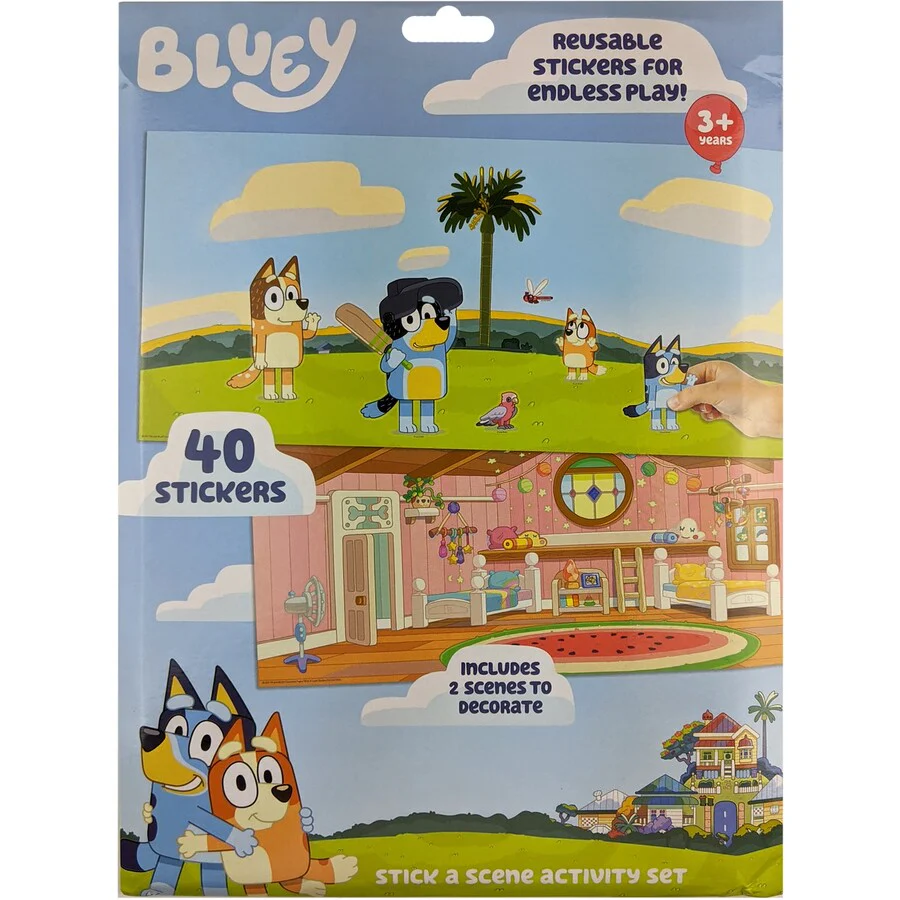 BLUEY STICK A SCENE ACTIVITY SET