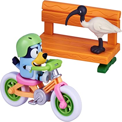 BLUEY VEHICLE & FIGURE BLUEYS BIKE