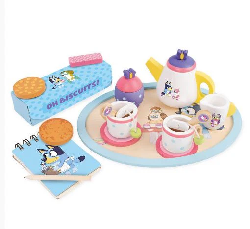 BLUEY - WOODEN TEA PARTY SET
