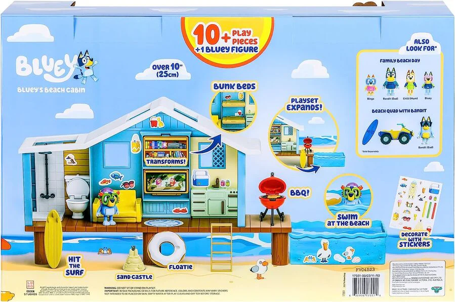 BLUEY'S BEACH CABIN PLAYSET - Image 7