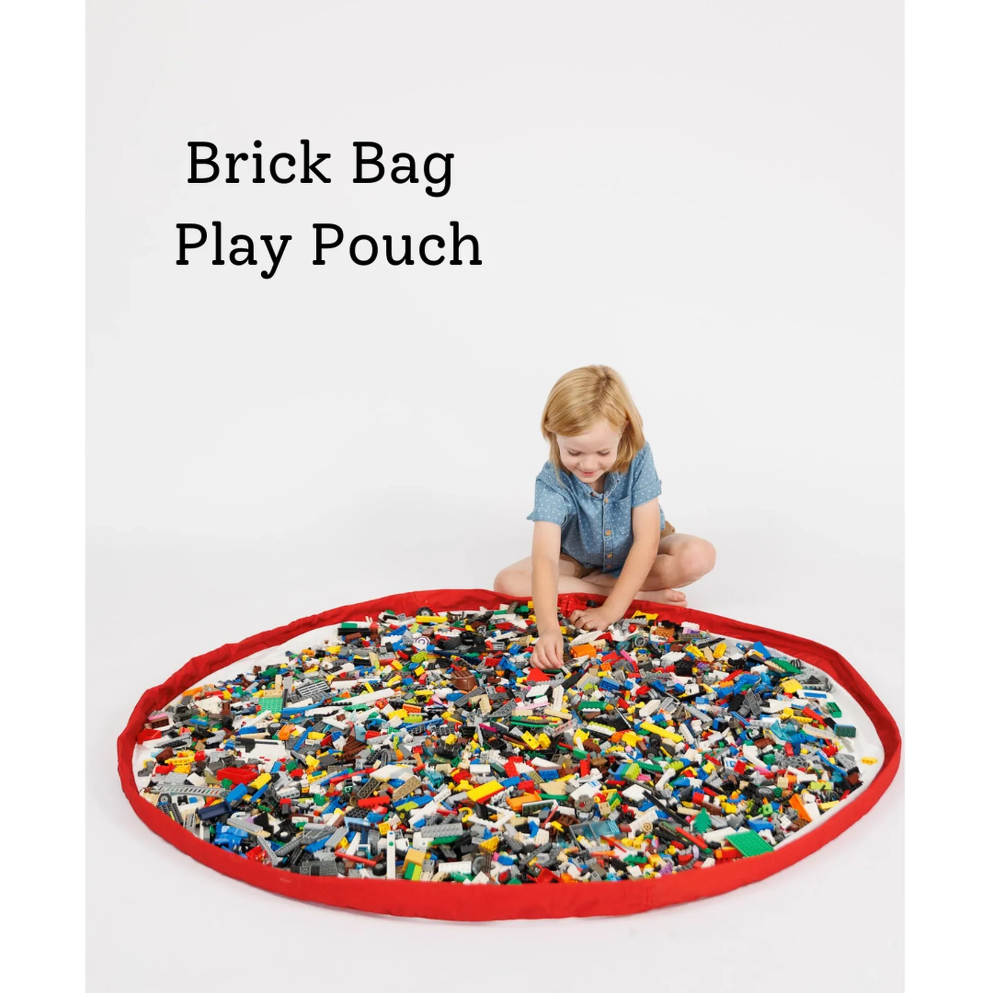 BRICK BAG - PLAY POUCH TOY STORAGE BAG AND MAT - Image 2