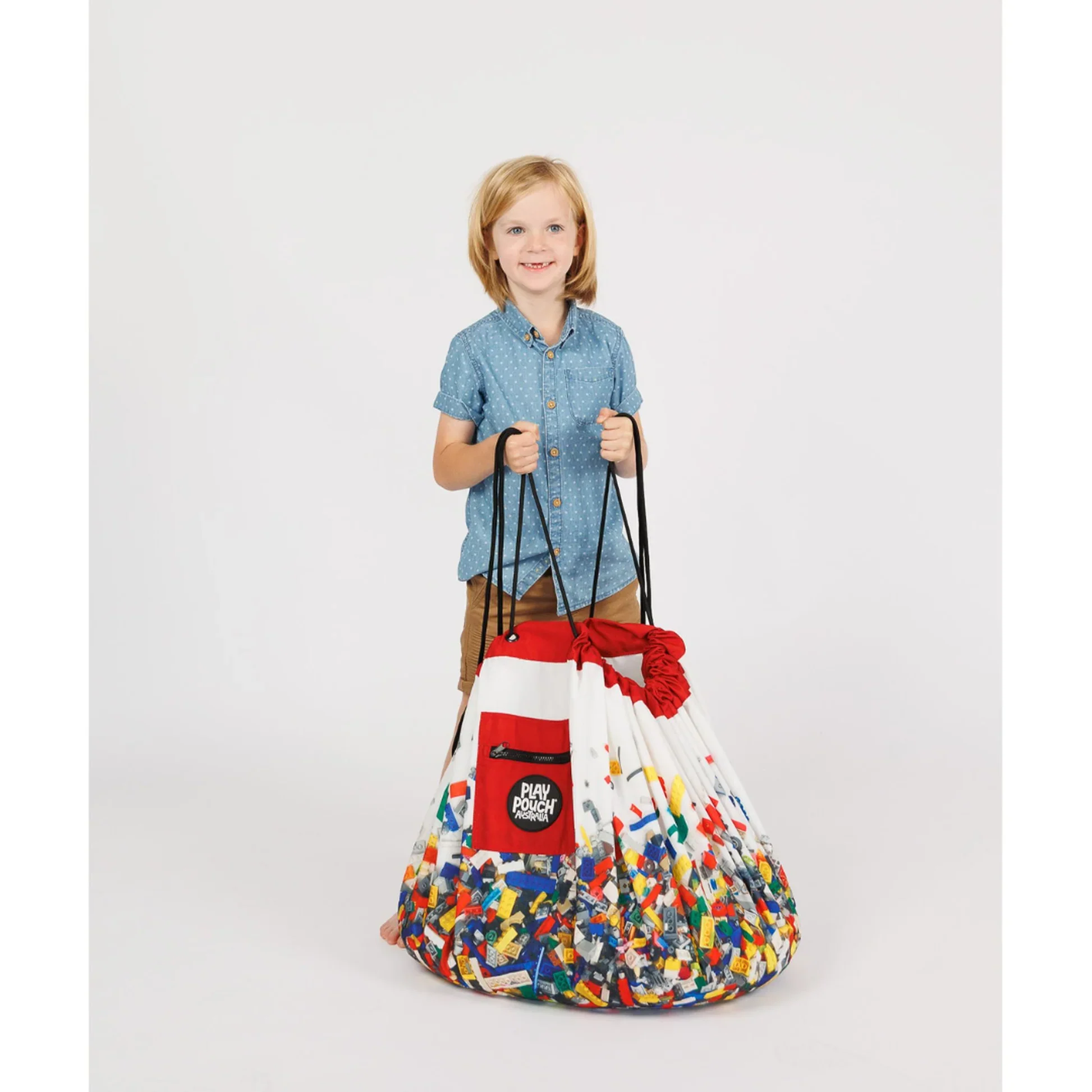 BRICK BAG - PLAY POUCH TOY STORAGE BAG AND MAT - Image 3
