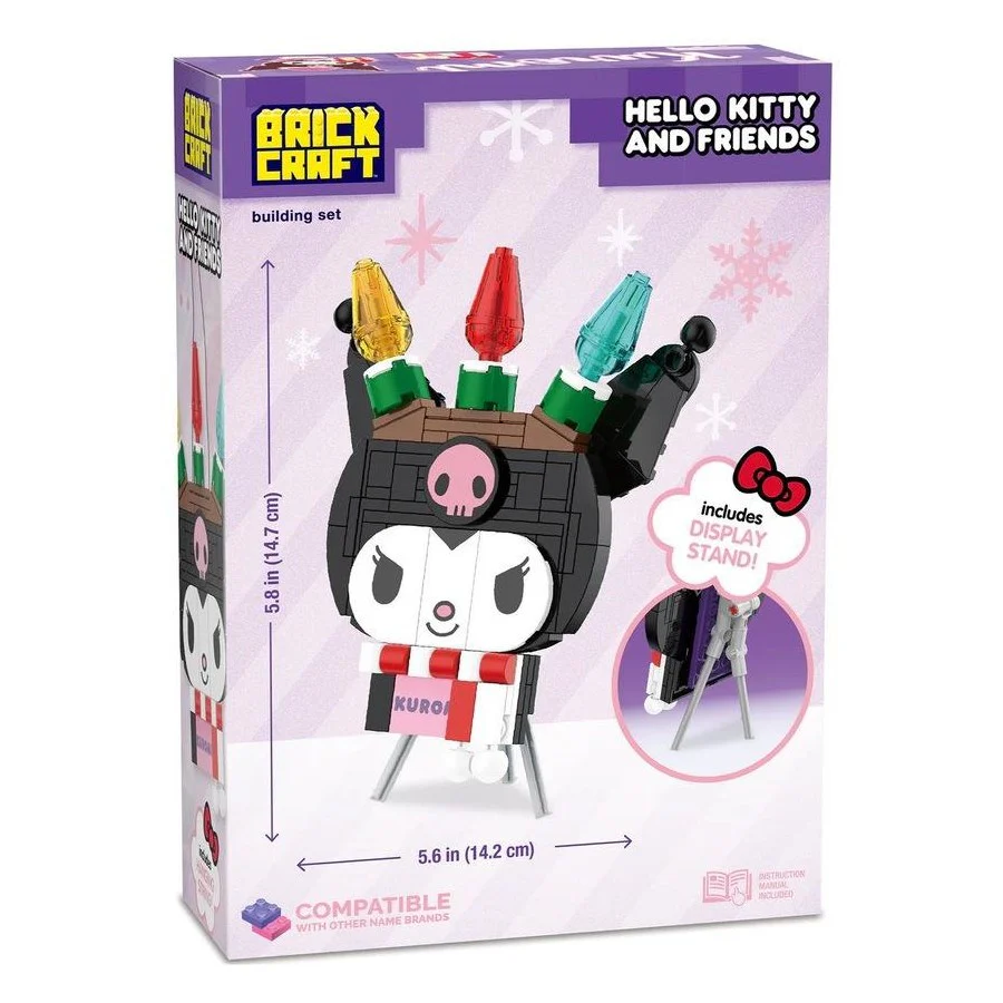 BRICK CRAFT HELLO KITTY AND FRIENDS BUILDING SET - KUROMI DECORATION - Image 4