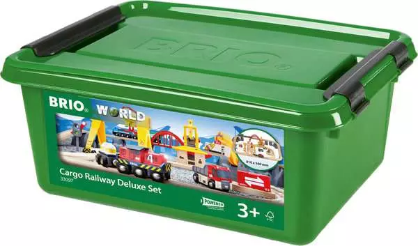 BRIO - CARGO RAILWAY DELUXE SET - 54 PIECES - Image 3