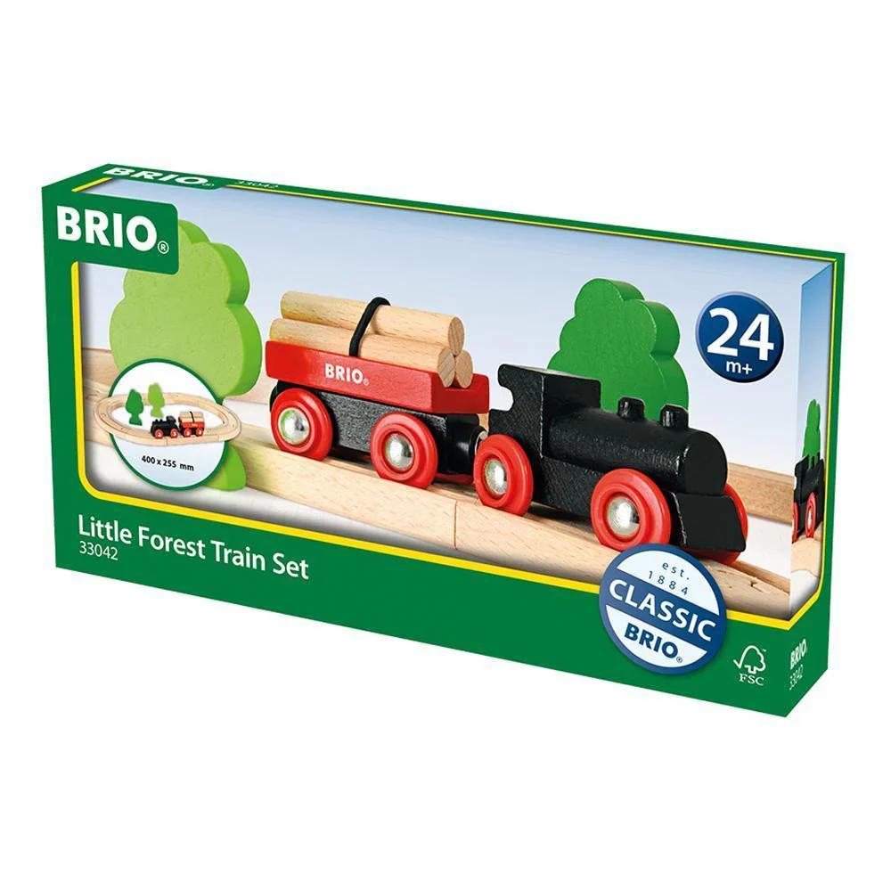 BRIO CLASSIC - LITTLE FOREST TRAIN SET - 18 PIECES