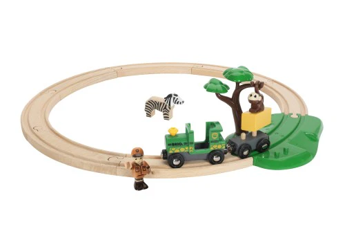 BRIO SET - SAFARI RAILWAY SET - 17 PIECES - Image 2
