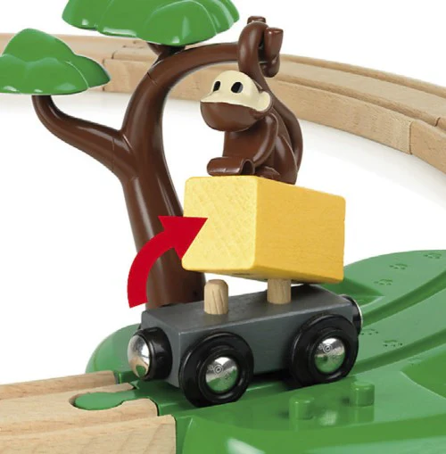 BRIO SET - SAFARI RAILWAY SET - 17 PIECES - Image 3