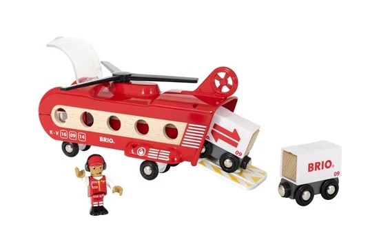BRIO VEHICLE CARGO TRANSPORT HELICOPTER 8 PCS - Image 2