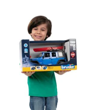 BRUDER LEISURE TIME JEEP WRANGLER RUBICON W/ KAYAK - Image 6