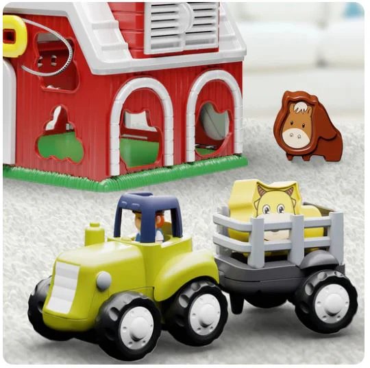 IPLAY ILEARN MUSICAL BARN SORTER PLAYSET - Image 4