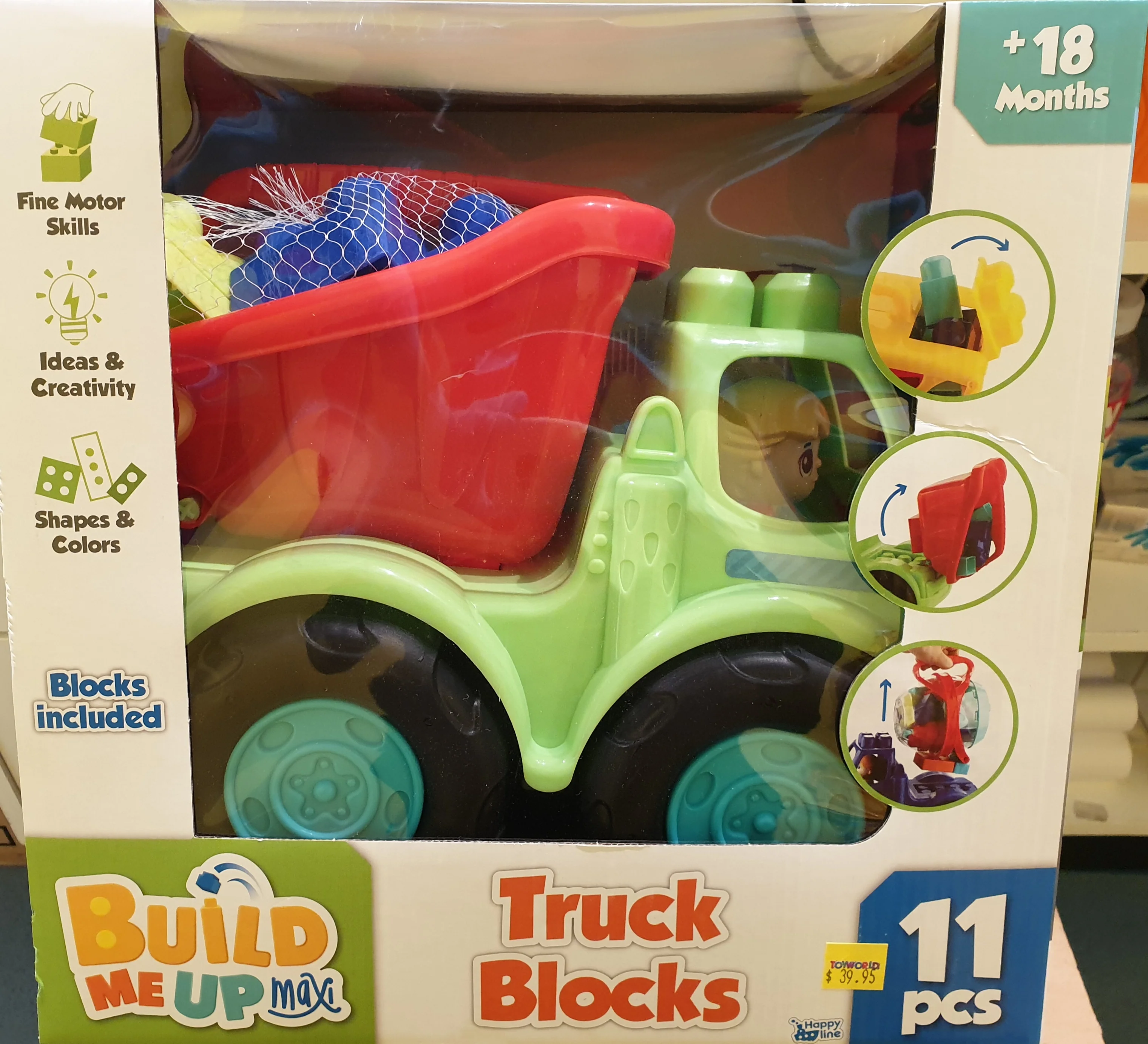 BUILD ME UP TRUCK BLOCKS 11PCS