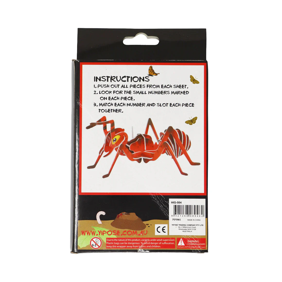 BUILD YOUR OWN INSECT BACKYARD BITES 3D PUZZLE - ANT - Image 4