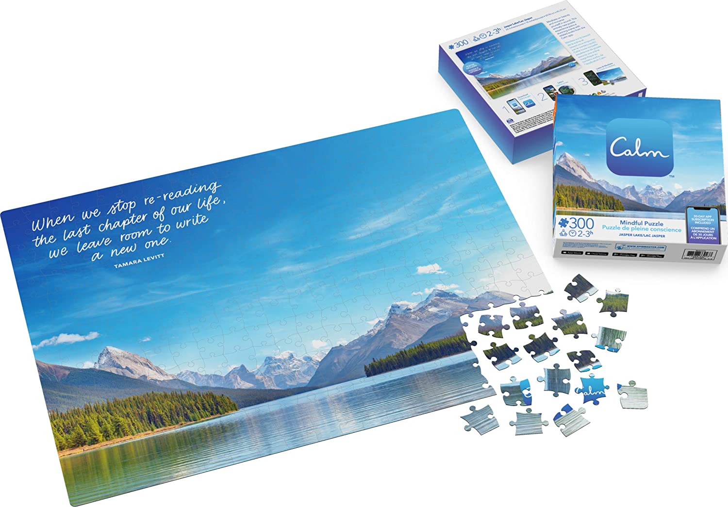 CALM MINDFUL PUZZLE 300PC - JASPER LAKE - Image 2