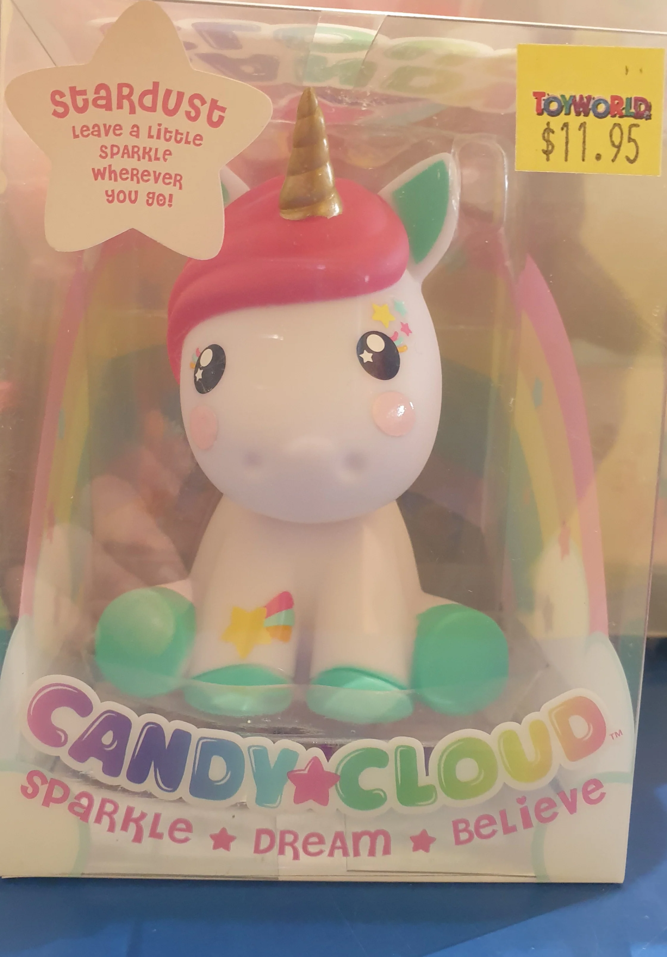 CANDY CLOUD UNICORN FIGURINE STARDUST