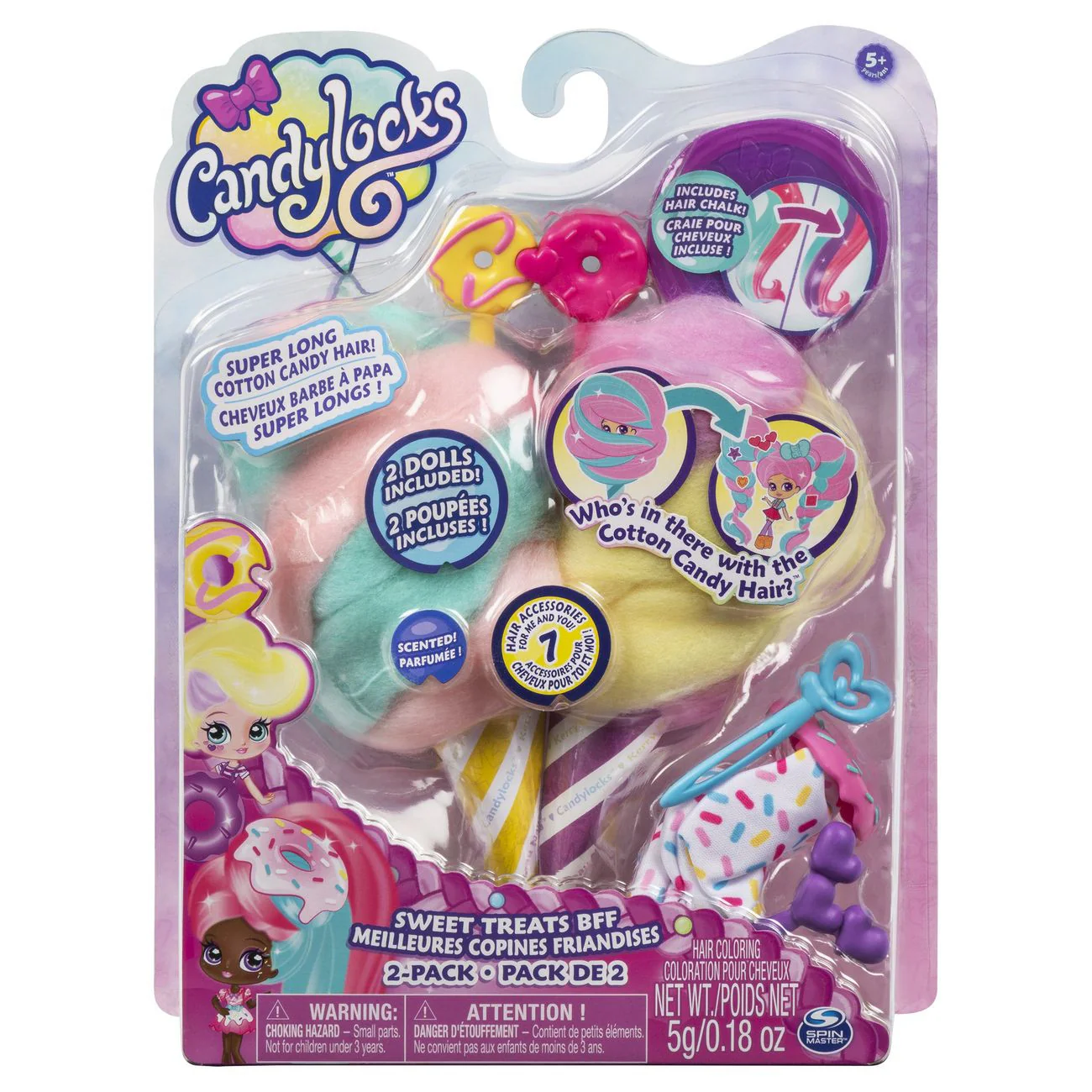 CANDYLOCKS DOLL SWEET TREATS BFF JILLY JELLY & DONNA NUT