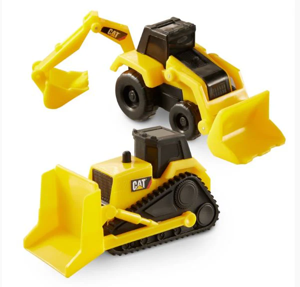 CAT CATERPILLAR LITTLE MACHINES 2 PACK - BACKHOE AND BULLDOZER