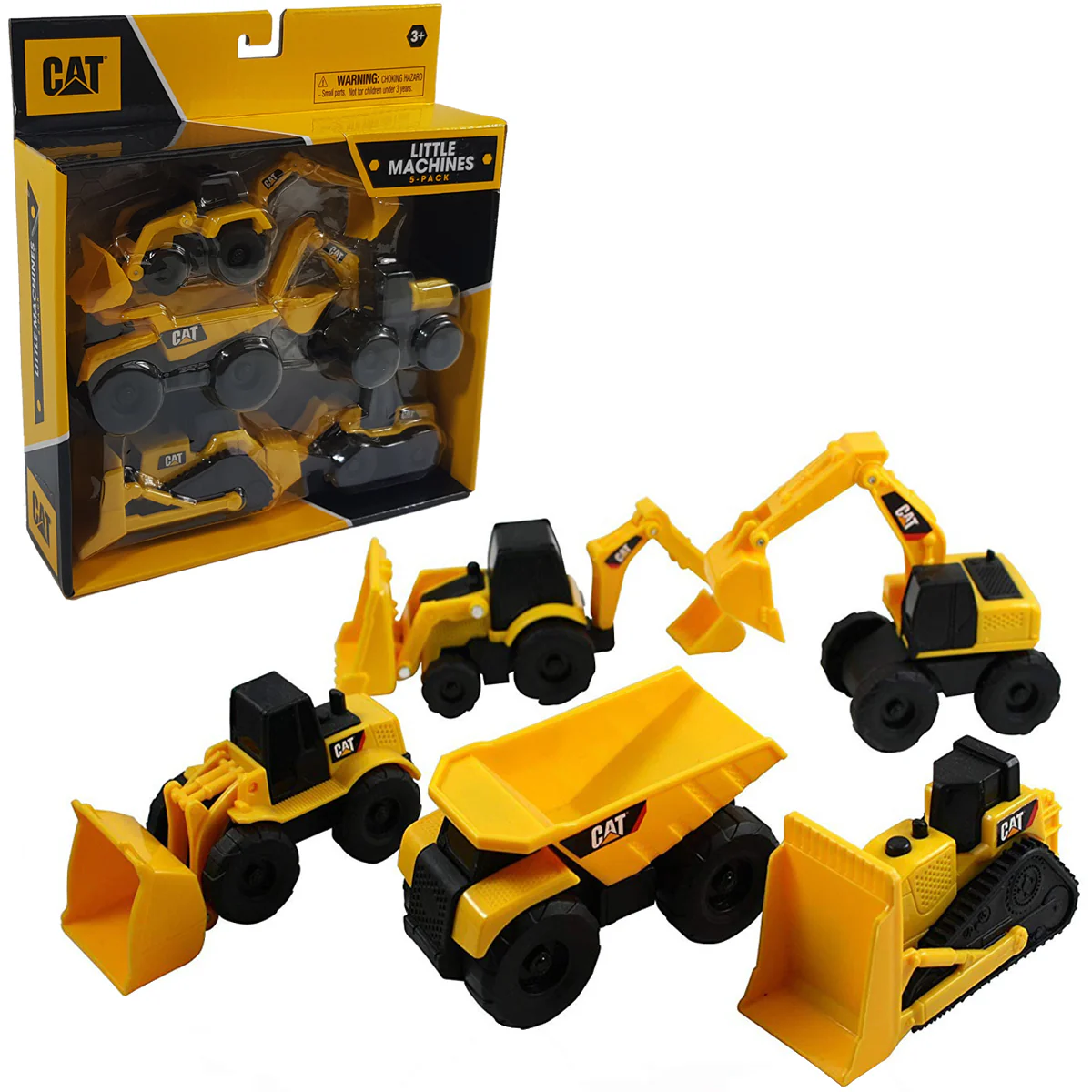 CAT CATERPILLAR LITTLE MACHINES 5 PACK