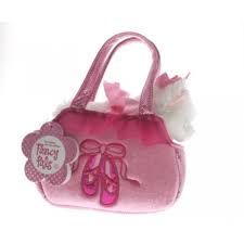 CAT IN PINK BALLET BAG