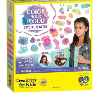 CREATIVITY FOR KIDS COLOUR YOUR MOOD CRYSTAL JEWELLERY