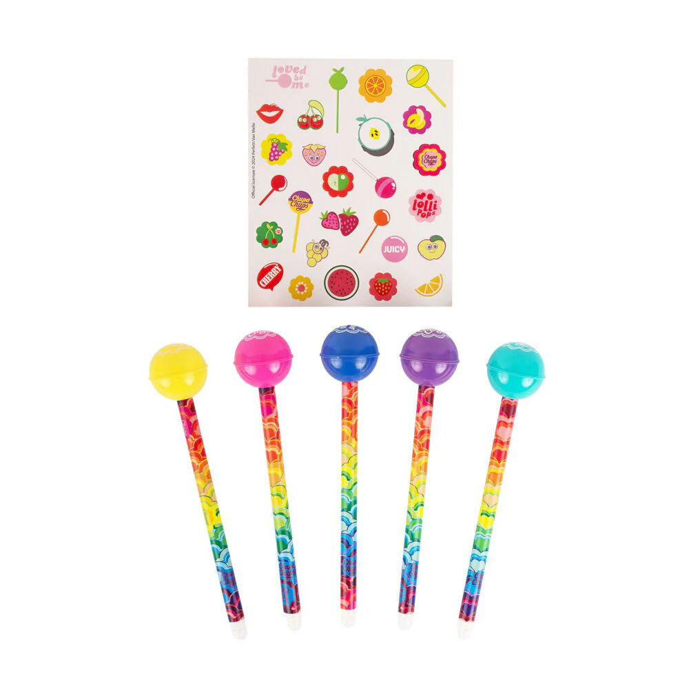 CHUPA CHUPS - SCENTED GEL PENS PACK OF 5 - Image 2