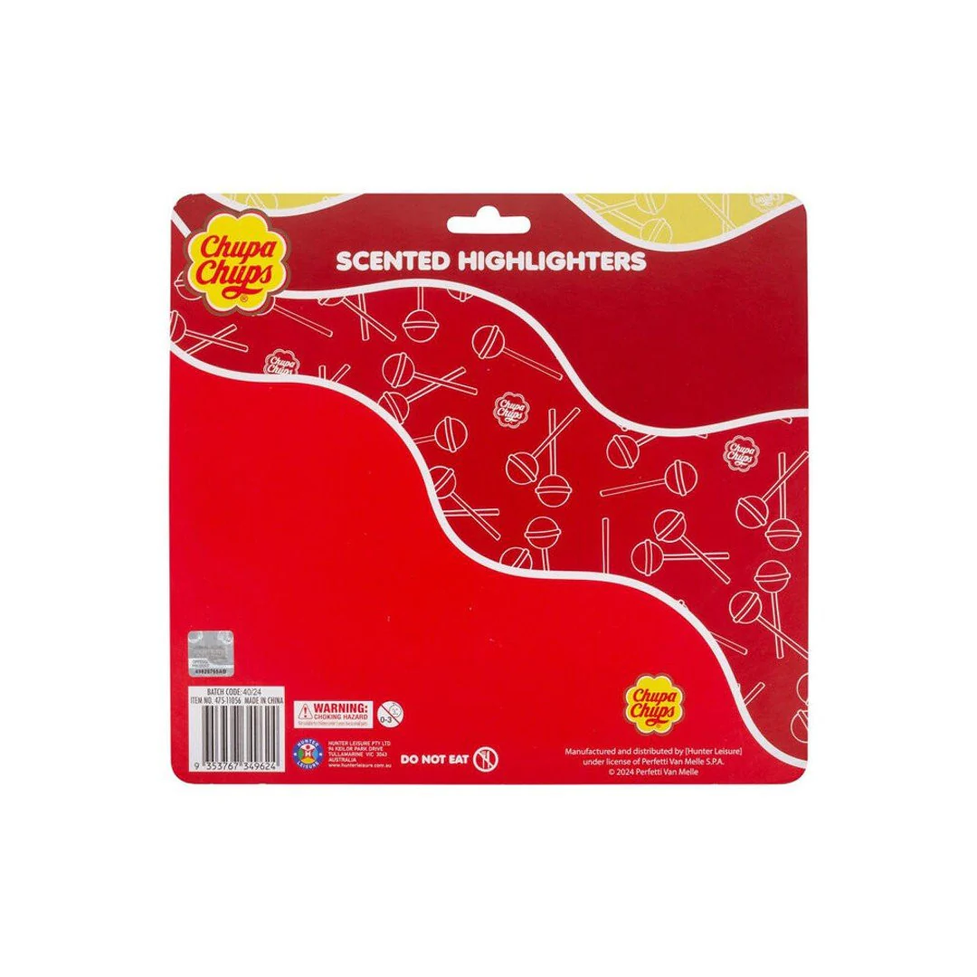 CHUPA CHUPS - SCENTED MINI HIGHLIGHERS 5 PACK - Image 3
