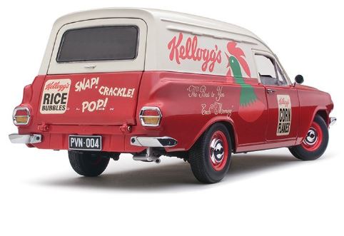 CLASSIC CARLECTABLES 1:18 HOLDEN EH PANEL VAN KELLOGS - Image 3