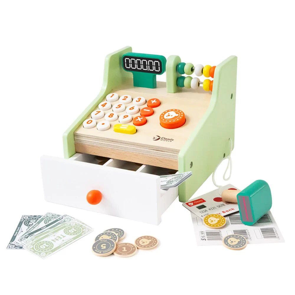 CLASSIC WORLD - WOODEN CASH REGISTER - Image 2