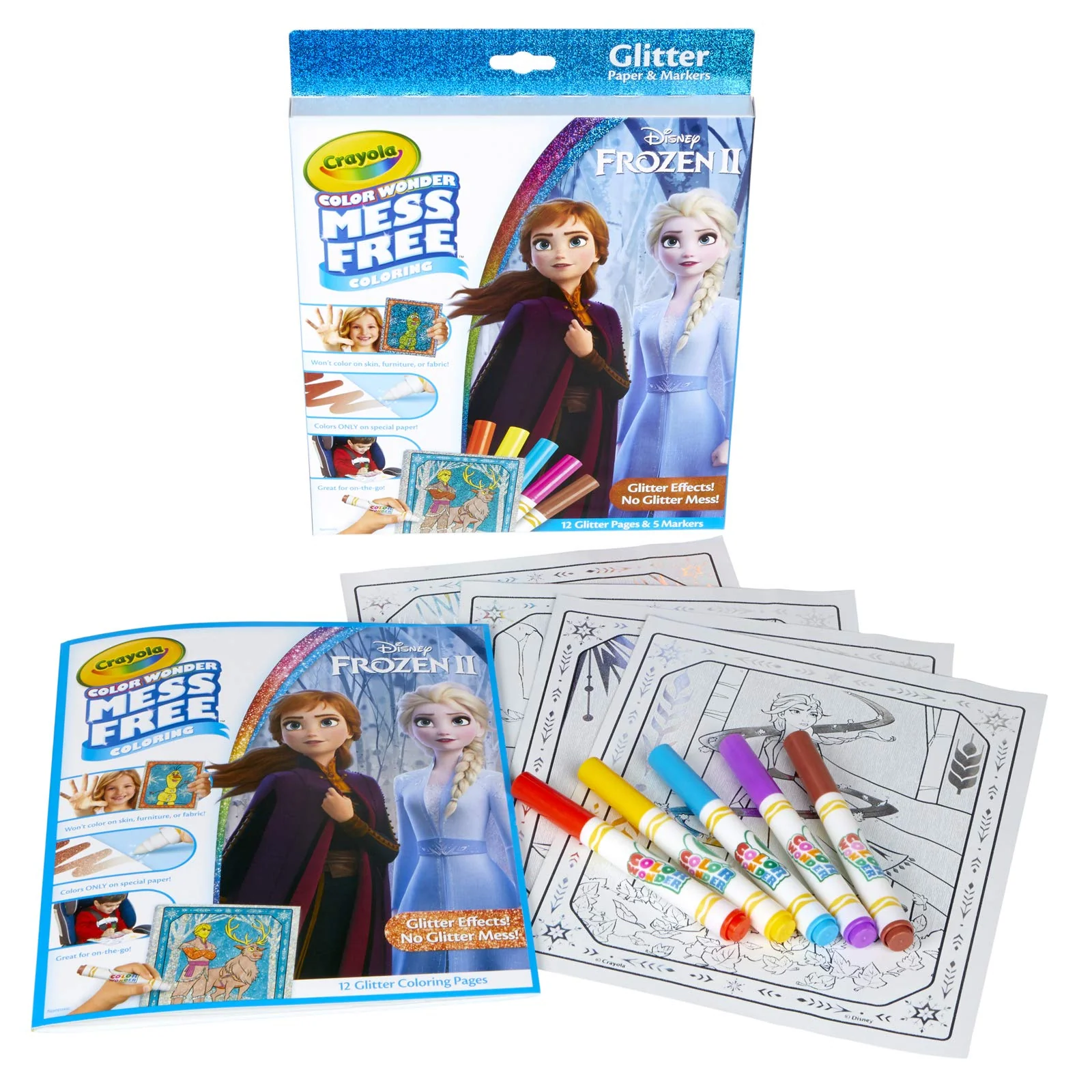 CRAYOLA COLOUR WONDER MESS FREE FROZEN - Image 2