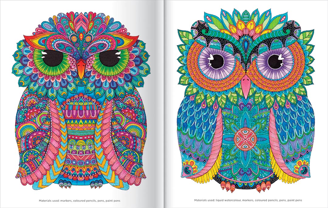COLOURING COLLECTION - OWLS - Image 3