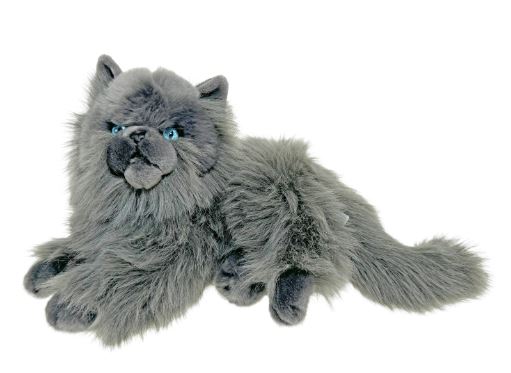 30CM GREY CAT LYING