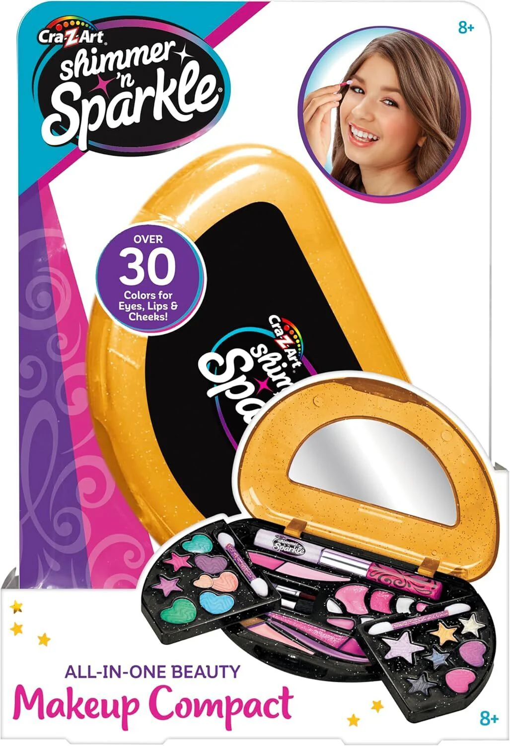 CRA-Z-ART SHIMMER 'N SPARKLE ALL IN ONE BEAUTY COMPACT - Image 2