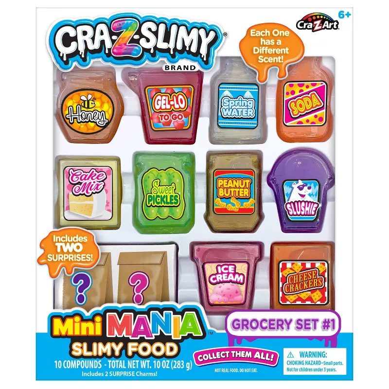 CRA-Z-SLIMY - MINI MANIA SLIMY FOOD - GROCERY SET - Image 5