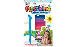 CRAFT FOR KIDS - PLASTICINE 9 COLOUR FUN PACK WITH SCULPTING TOOL - Image 2