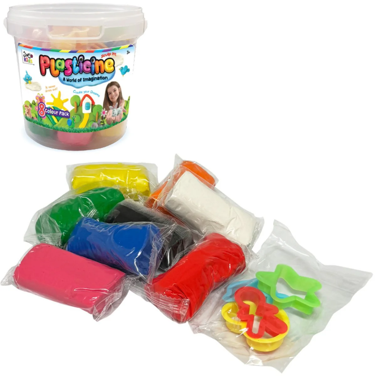 CRAFT FOR KIDS PLASTICINE FUN BUCKET - Image 2