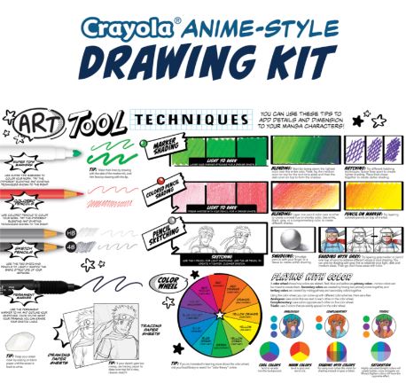 CRAYOLA ANIME -STYLE DRAWING KIT- LEARN TO DRAW - Image 5