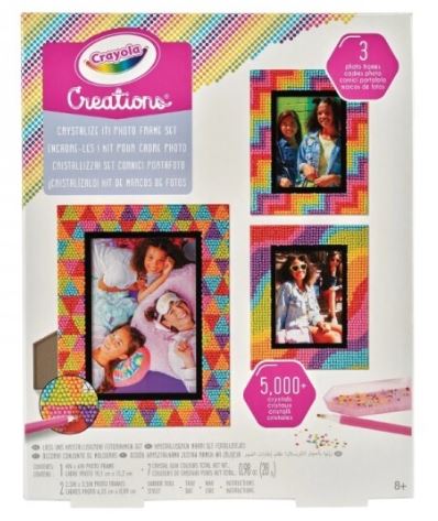 CRAYOLA CREATIONS - CRYSTALIZE IT! PHOTO FRAME DECORATION SET