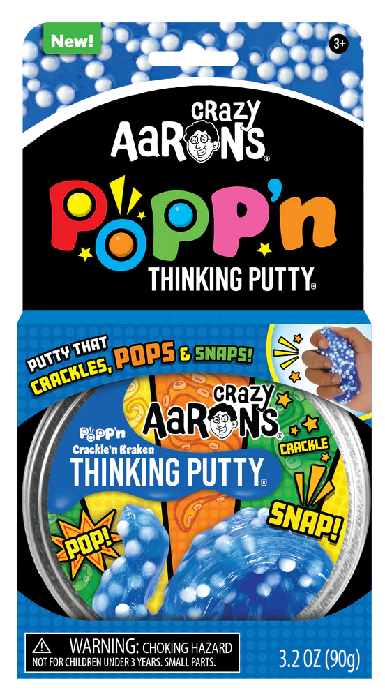 CRAZY AARON'S THINKING PUTTY CRACKLE'M KRAKEN - POPP'N