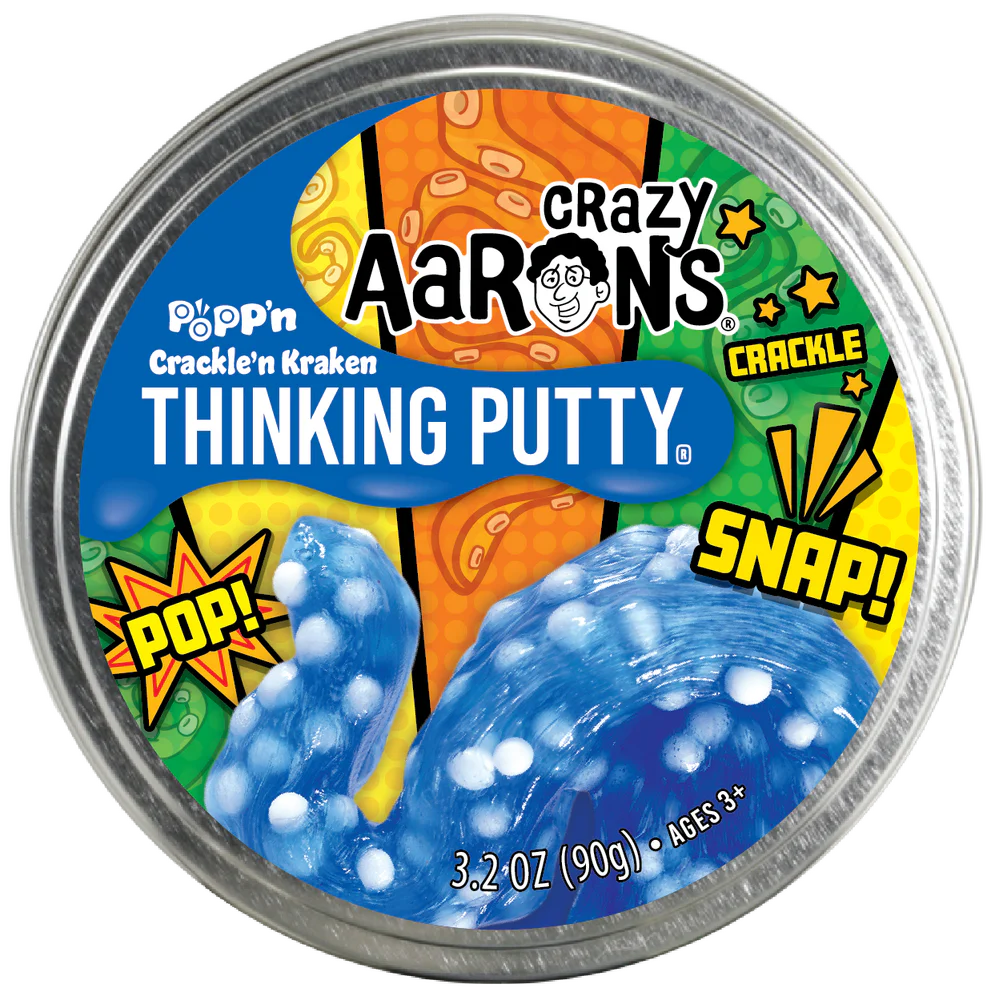 CRAZY AARON'S THINKING PUTTY CRACKLE'M KRAKEN - POPP'N - Image 2