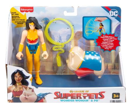 DC LEAGUE OF SUPERPETS - WONDER WOMAN & PB