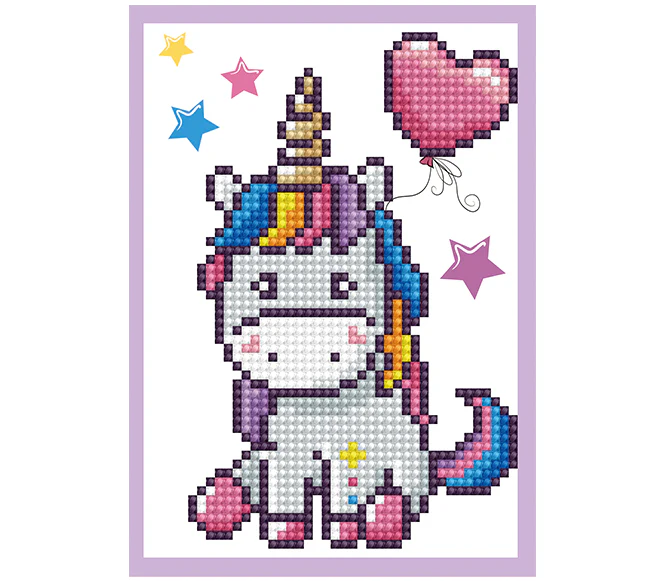 DIAMOND DOTZ - WELCOME BABY GREETING CARD