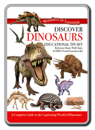 DISCOVER DINOSAURS TIN