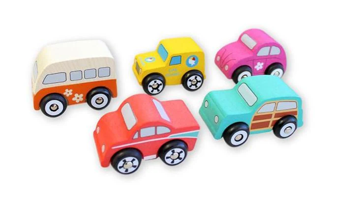 DISCOVEROO - BEACH CAR SET ( SET OF 5 )
