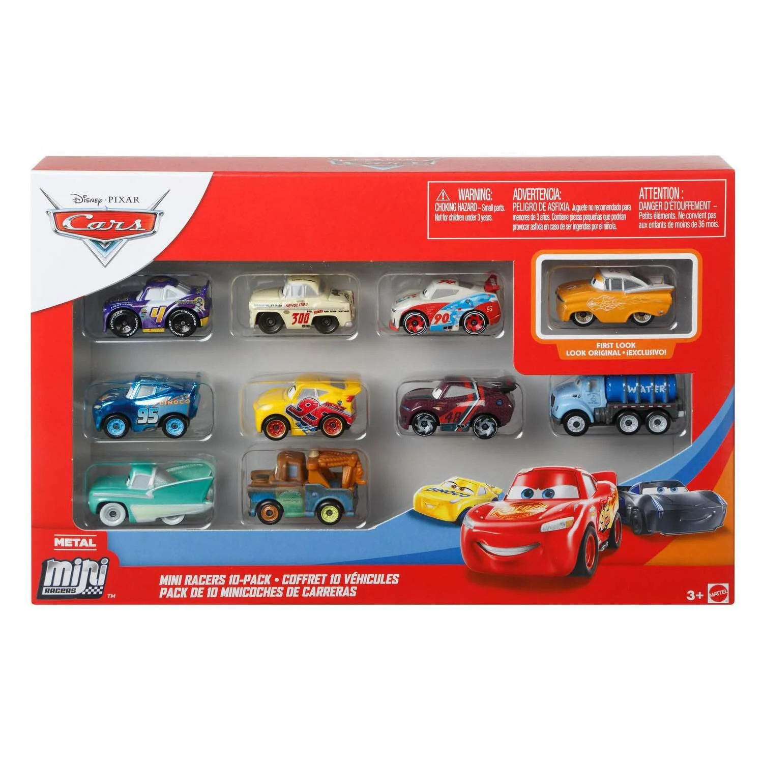 DISNEY CARS MINI RACERS 10-PACK