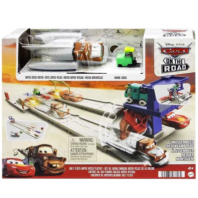DISNEY CARS ON THE ROAD - SALT FLATS SUPER SPEED PLAYSET