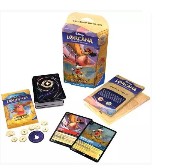 DISNEY LORCANA TCG INTO THE INKLANDS STARTER DECK RUBY & SAPPHIRE - Image 2