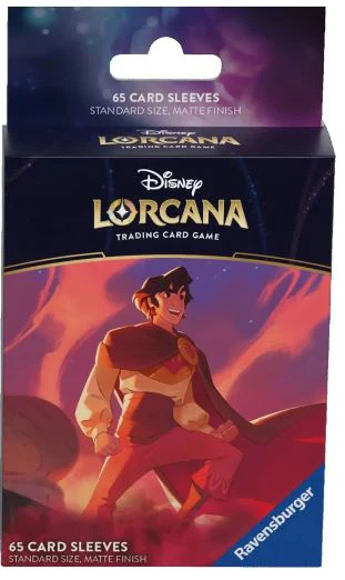 DISNEY LORCANA TCG SHIMMERING SKIES ALADDIN CARD SLEEVES