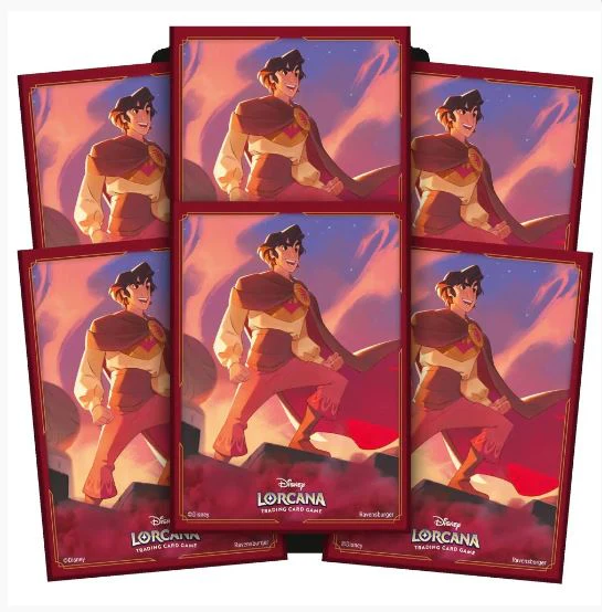 DISNEY LORCANA TCG SHIMMERING SKIES ALADDIN CARD SLEEVES - Image 2