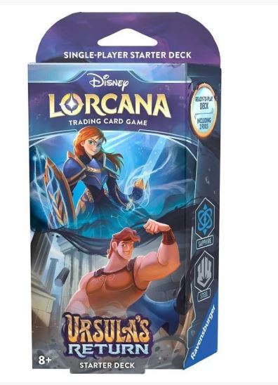DISNEY LORCANA TCG URSULA'S RETURN STARTER DECK AMBER AND AMETHYST