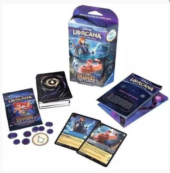 DISNEY LORCANA TCG URSULA'S RETURN STARTER DECK AMBER AND AMETHYST - Image 2